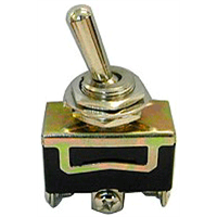 SPDT 15A, On-On, Screw Terminal Toggle Switch